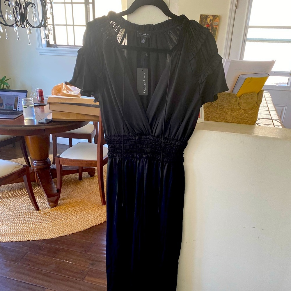 Current Air XS Smocked Waist Jumpsuit
